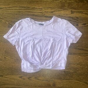 purple zara top